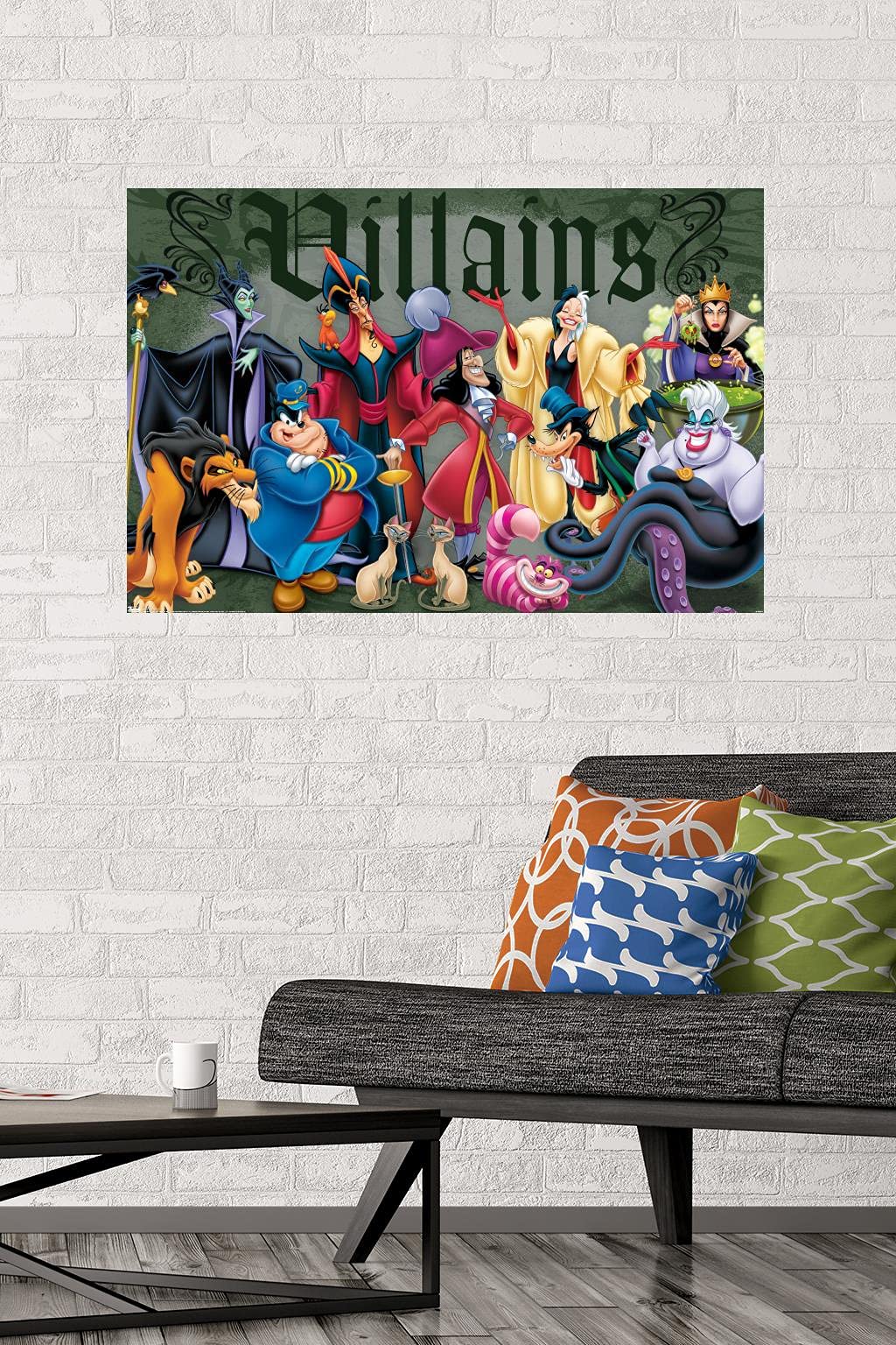 Amazon.com: Trends International Disney VIllains - Group Pose Wall